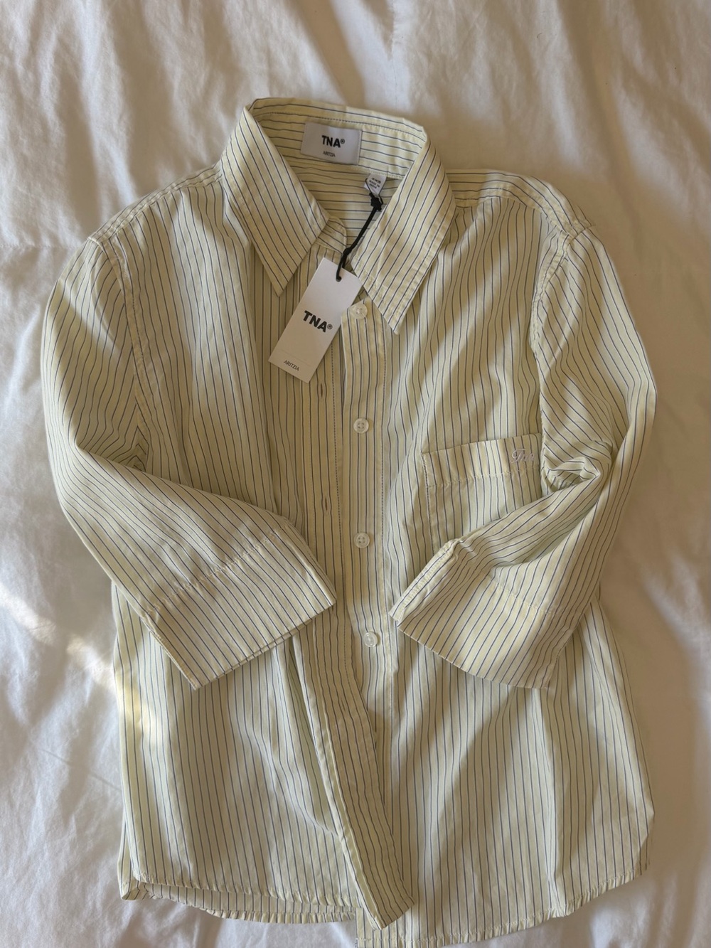 aritzia steer poplin shirt